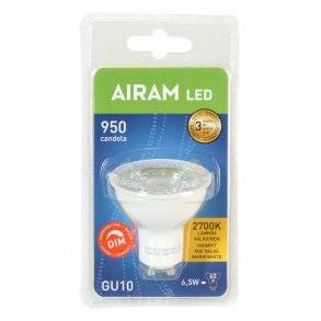 Airam LED PAR16 GU10 6,5 36gr 480lm 2700K Dæmpbar