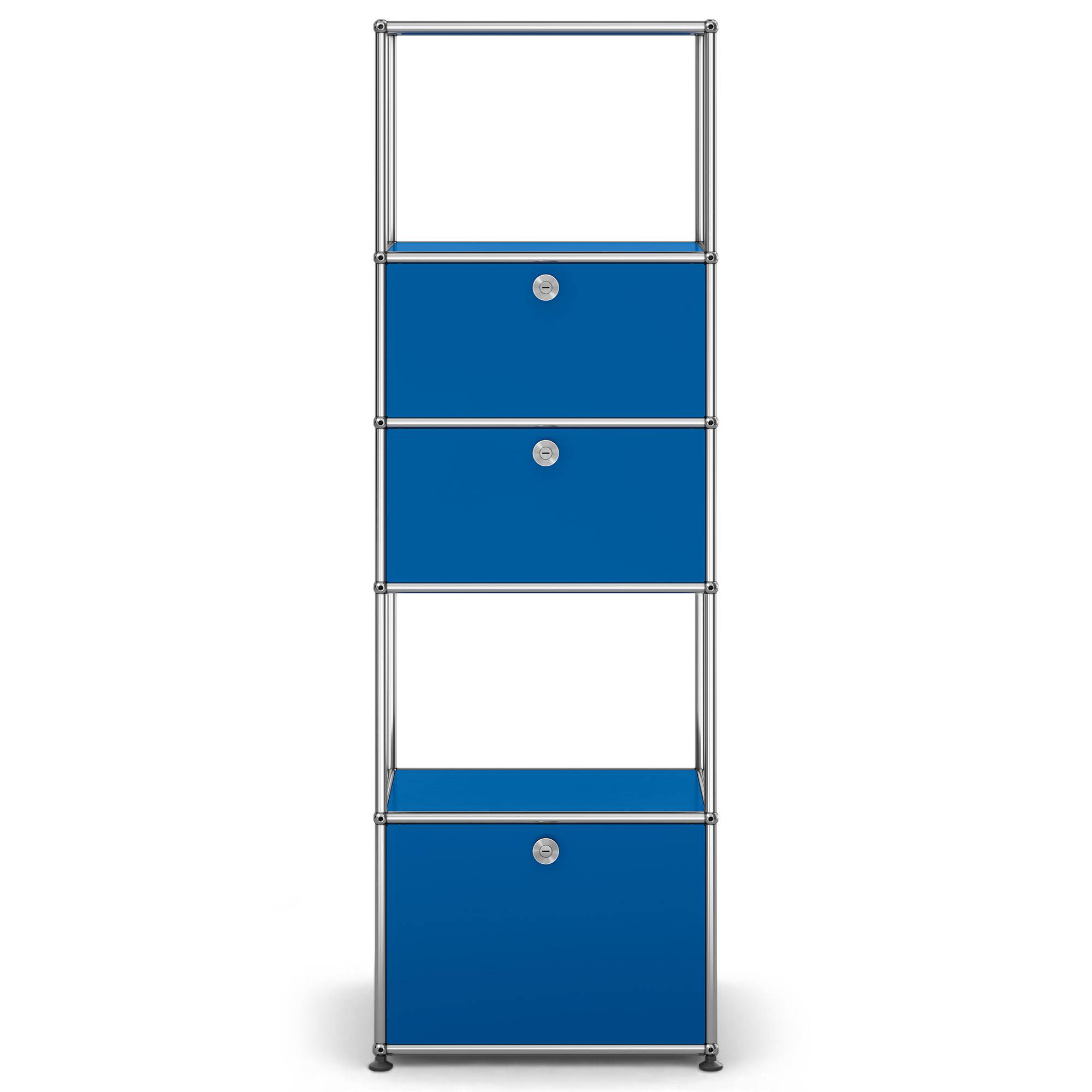 USM - USM Haller Shelf M52 Gentian Blue - Skåp och vitrinskåp - Fritz Haller & Paul Schärer - Blå - Metall