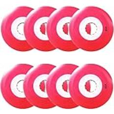 Byte av inline-skate-hjul, skate-hjul, 8-pack rullskridskohjul for utomhus-/inomhusskridskor och finns i barnstorlek (Rood, 62 mm)(Rood,64mm)