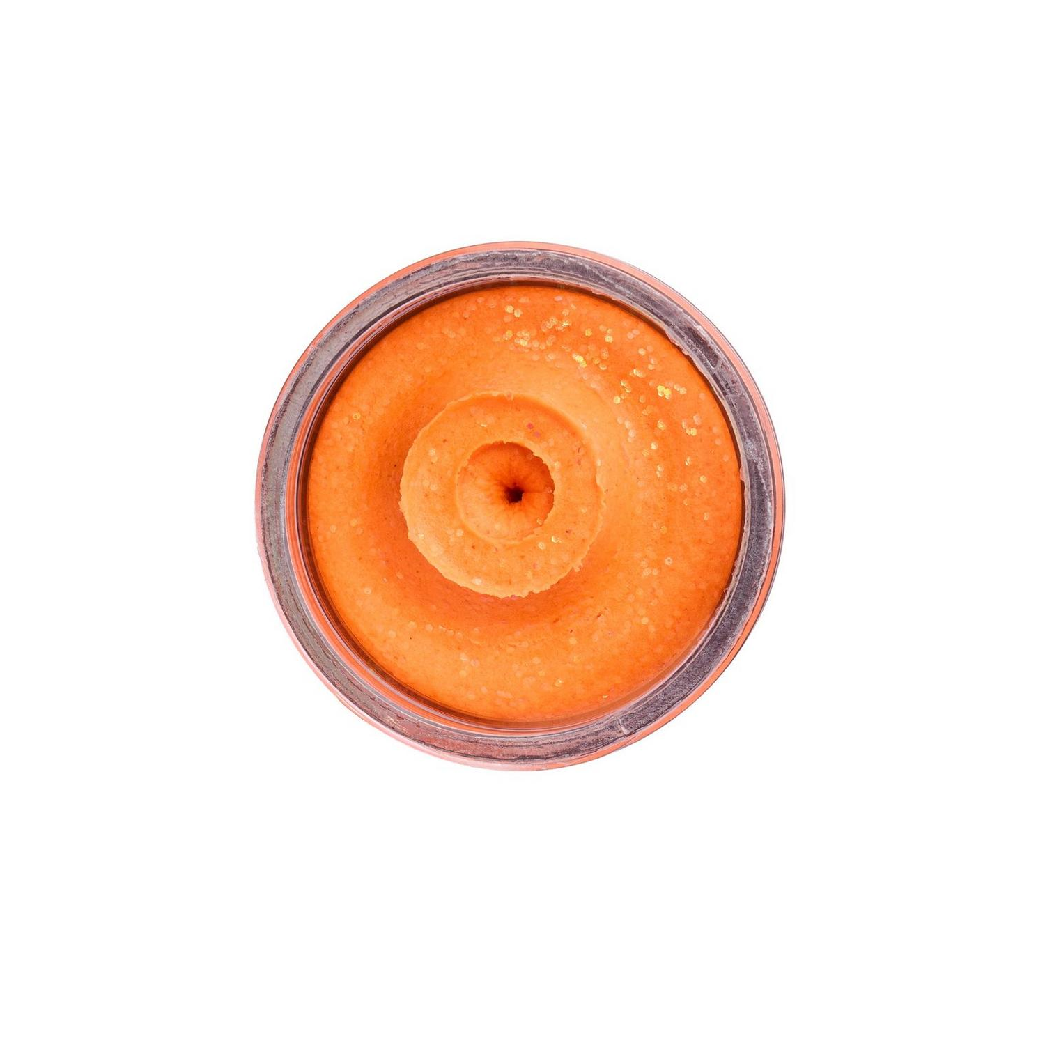 Powerbait Trout Dough Fruits Glitter - Banana Fluo Orange