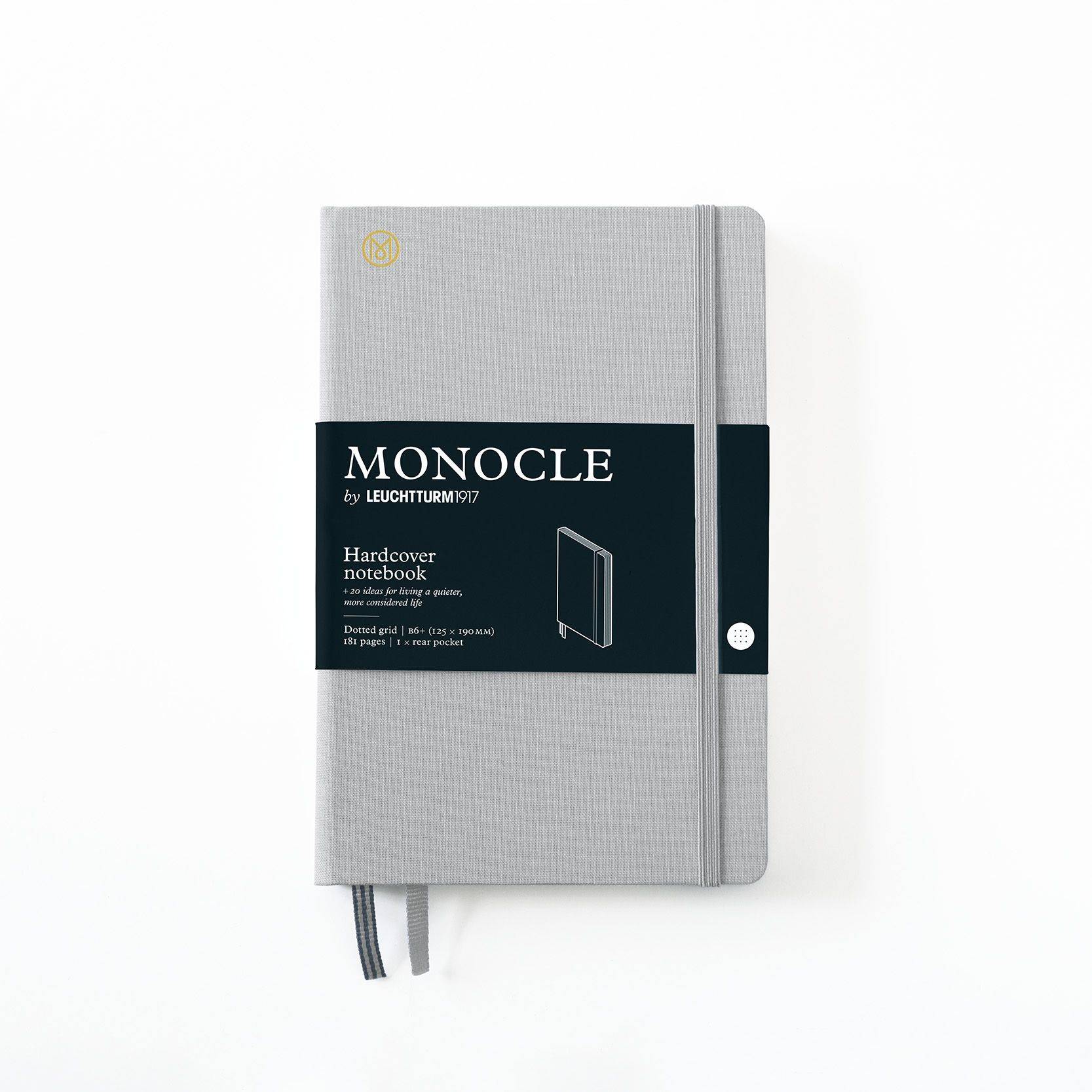 Leuchtturm1917 • Monocle notebook • Hardcover • B6 • Light grey
