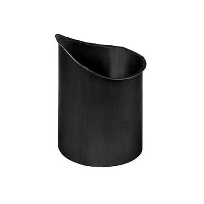 VMZINC Tudstykke AZ 333, 80mm afgang, 333mm tilskåret tagrende, 12 tommer tagrende, 1/4 rund