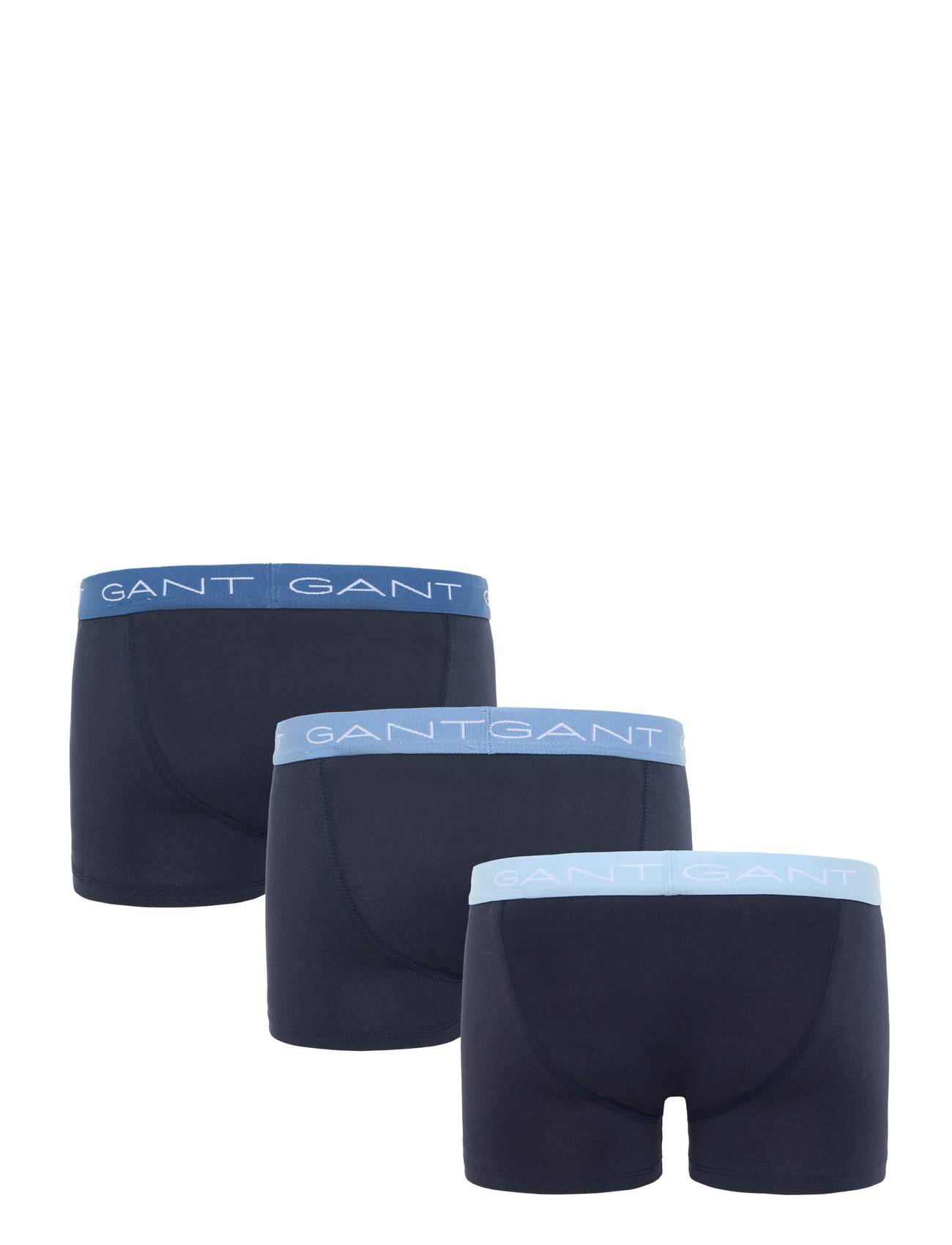 Gant Kids 3 Pack Contrast Waistband Boxer Briefs - Navy - 164