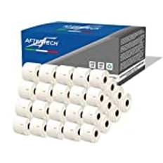 Aftertech 100 x 11354 57 x 32 mm kompatibla etikettrullar (1 000 etiketter/rulle = 10 0000 totalt) för Dymo LabelWriter Seiko SLP skrivaretiketter S0722540 100 x 11354