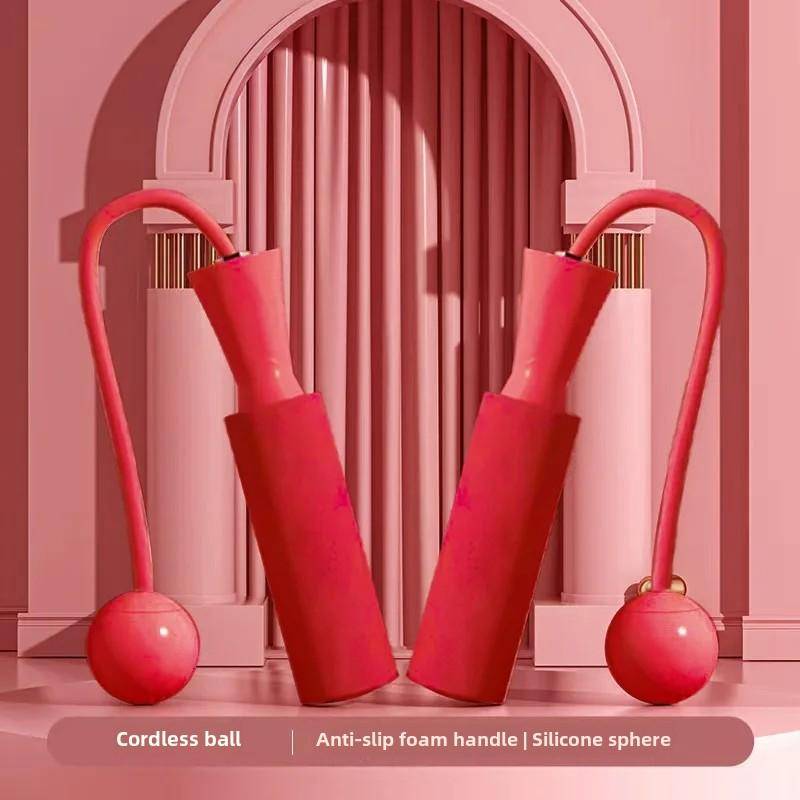 Cordless Jump Rope With Heavy Balls Active Fitness Training Bodybuilding Exercise Rapid Speed Skipping Rope Home Gym Equipment