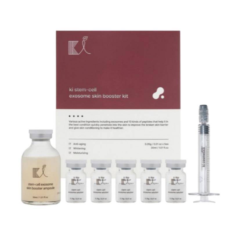 KI Exosome Ampullset / Huduppljusande, PDRN, MTS, Anti-rynk, Stamceller