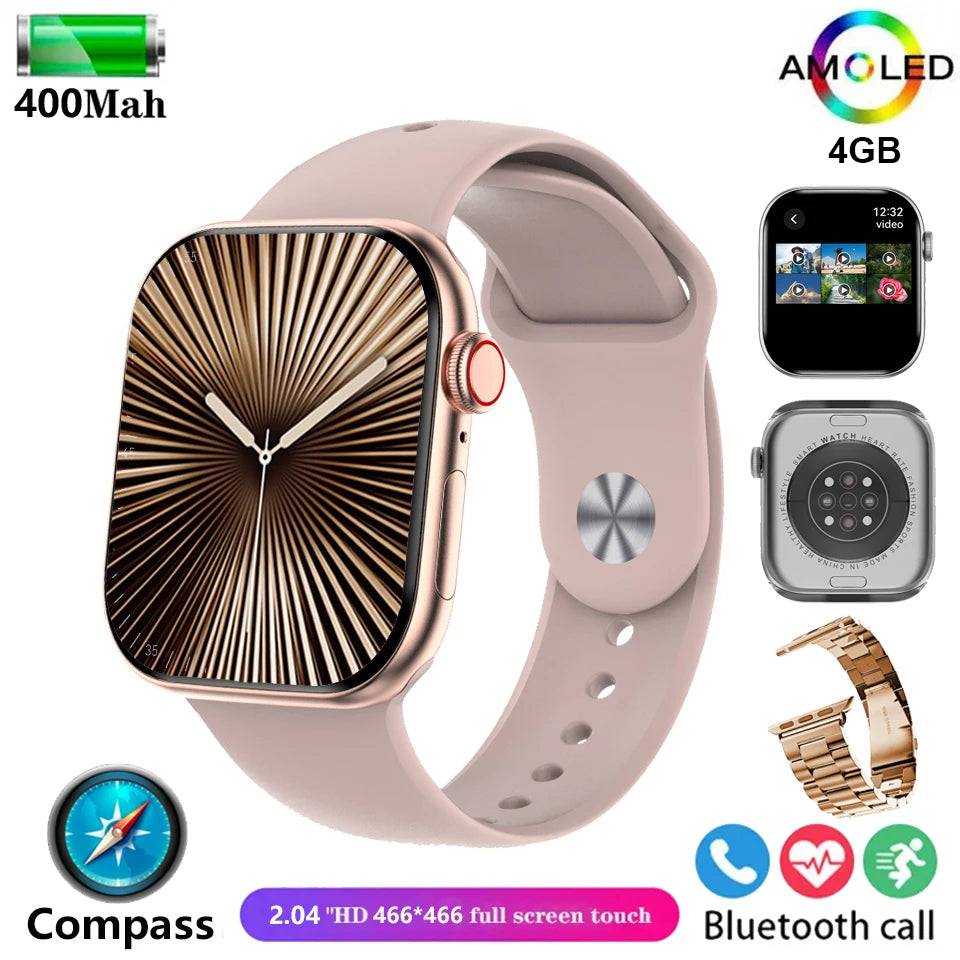 PENGAGAR Smart Watch - Golden steel strip / For Apple DT WATCH10