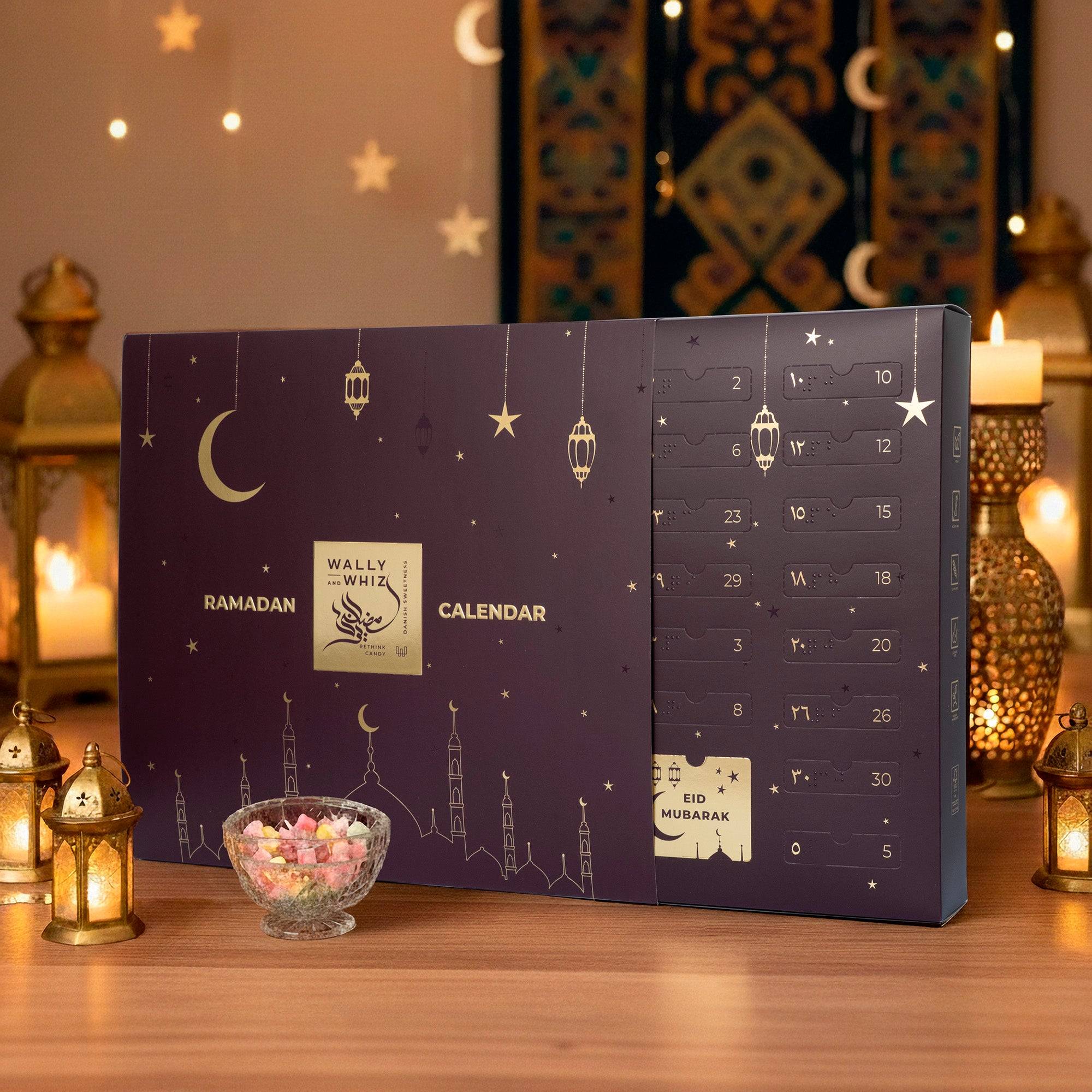 Wally and Whiz Ramadan kalender med vegansk vingummi.