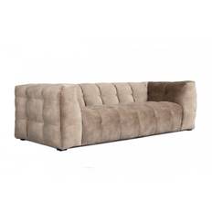 Michelin 3 pers. sofa - 236 x 105 cm - Velour farve Sand