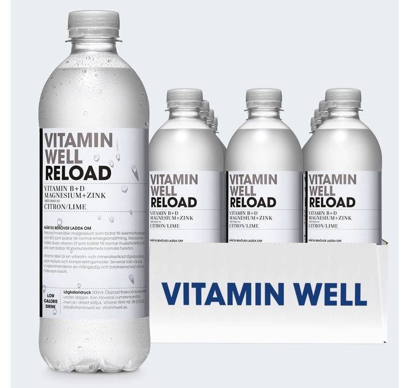 Vitamin Well Dryck (12-Pack) (50 cl)