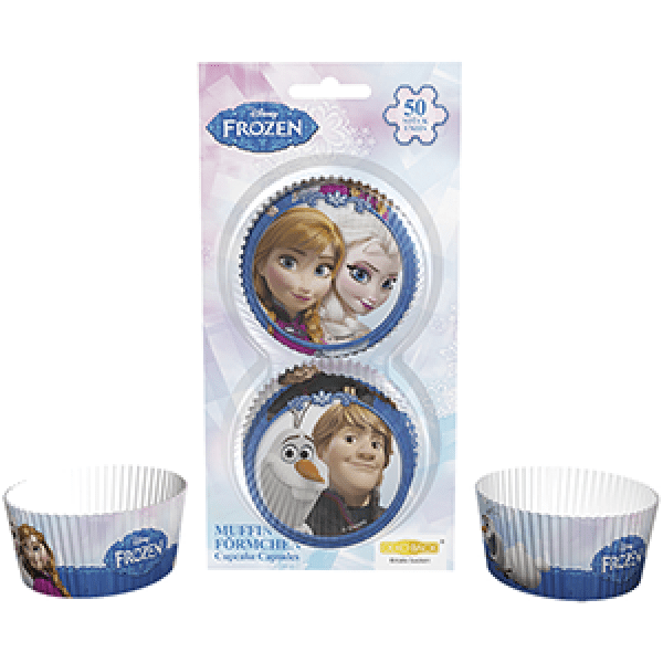 Muffinsformar Frost / Frozen 50-pack med två motiv