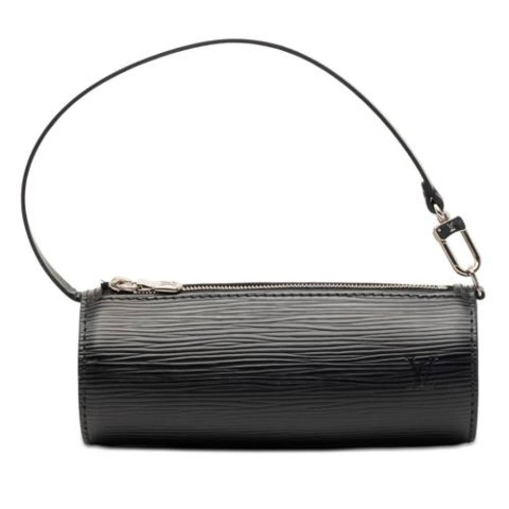 Louis Vuitton Vintage Pre-owned Pochette Papillon - Vintage - Dame - Sort - ONE SIZE - Uld