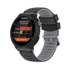 Garmin Forerunner 220 Urrem i silikone - Sort, Grå