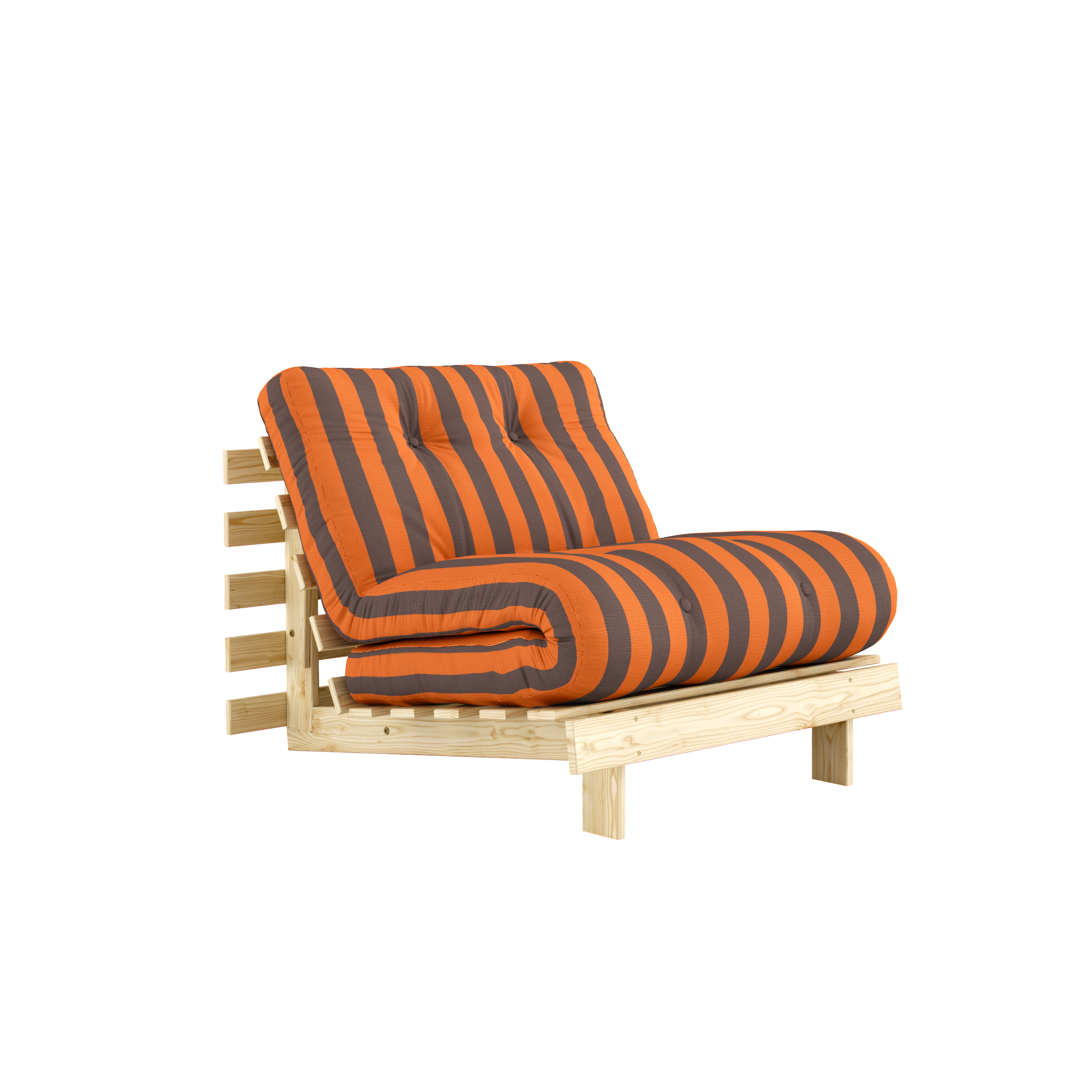 ROOTS 90 Sovesofa - 100 Raw / 423 Orange-Brown