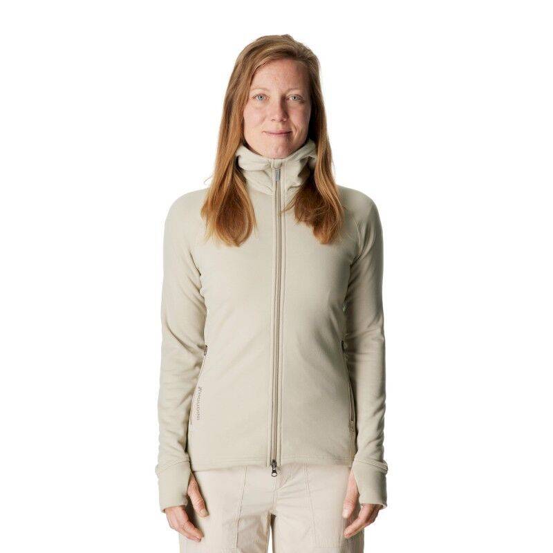 Houdini Sportswear Power Houdi - Fleecetröjor - Dam Greenish Gray M