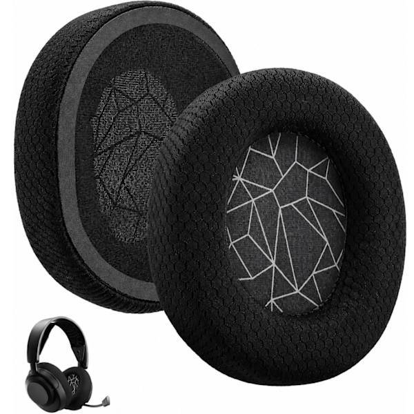 Öronkuddar för SteelSeries Arctis 3/5/7 Black+White