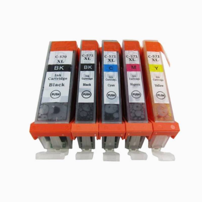 Kompatibel bläckpatron Canon PGI-570 XL / CLI-571 XL, 5 st. rabattpaket 76 ml