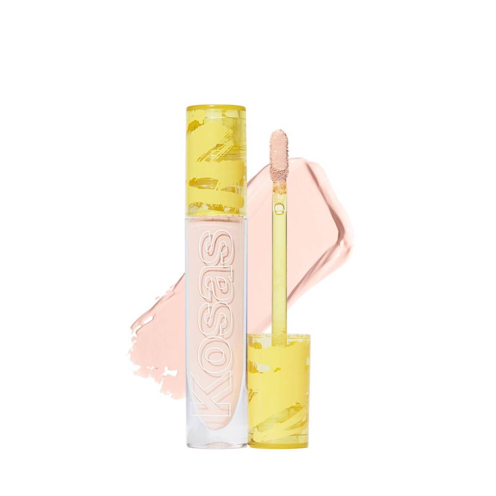 Kosas Revealer Concealer - Medium d?kkende makeup med hyaluronsyre skjuler m?rke rande under ?jnene M?rke pletter og pletter + lysner fugter Lang