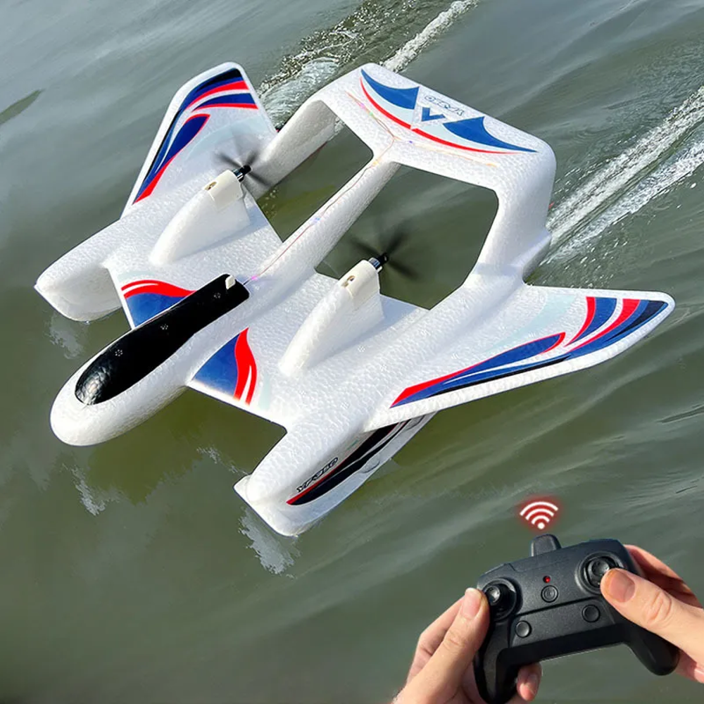 YF-350 Sea Land Air 290mm Spännvidd 2.4G 2CH Inbyggd Gyro EPP RC Flygplan Glidflygplan RTF med LED-ljus