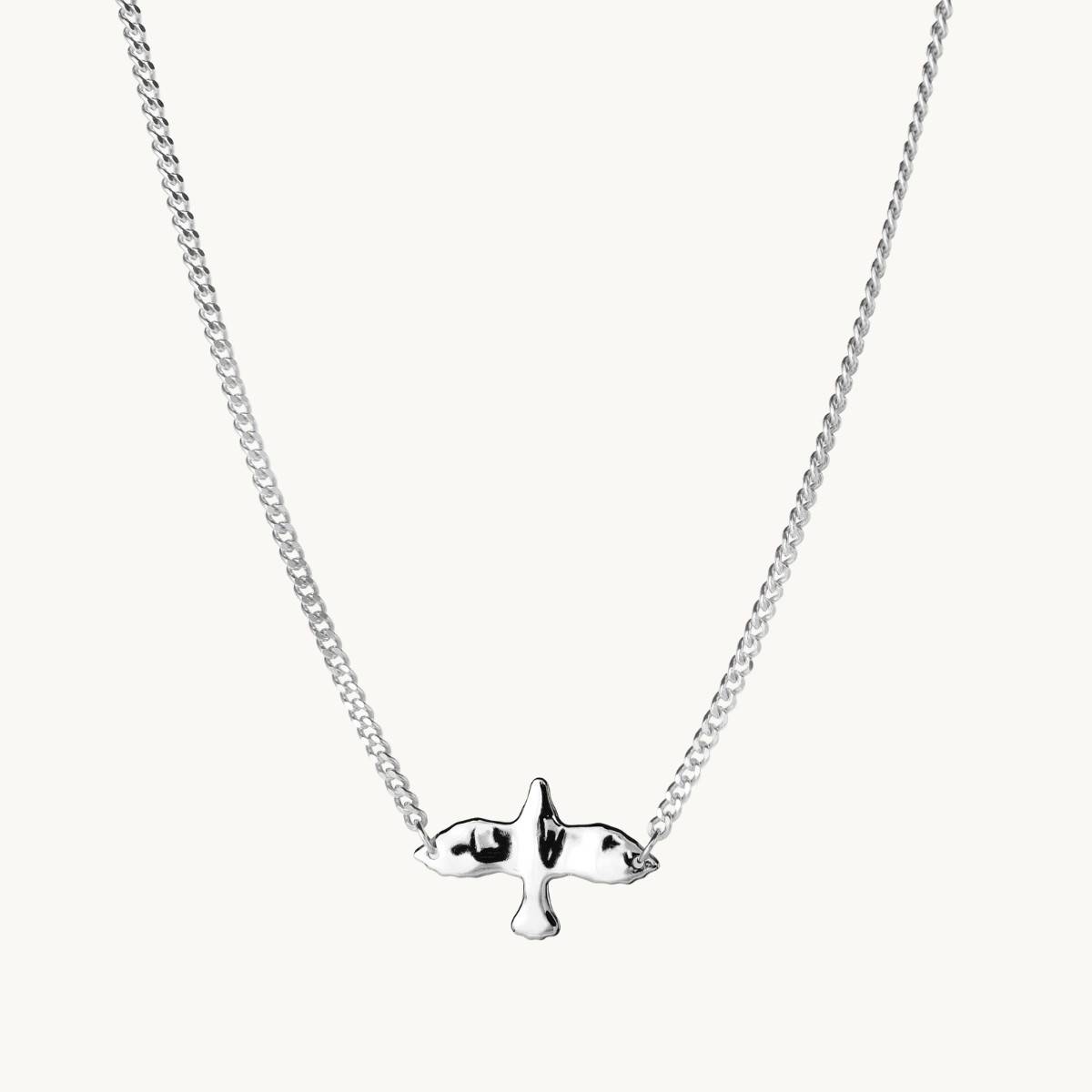 Emma Israelsson Organic Dove Curb Halsband Silver