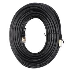 CAT8 Network Cable 40Gbps 2000MHz Ethernet Cable with Multi-layer Shielding 26AWG Pure Copper Core 5m svart