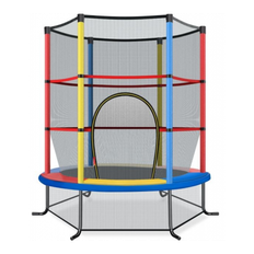 Trampolin med sikkerhedsnet H165 x Ø165 cm - Multi