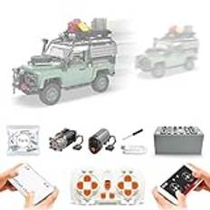 Technik Power motorer set för Lego 10317 Land Rover Classic Defender (modell ingår ej)