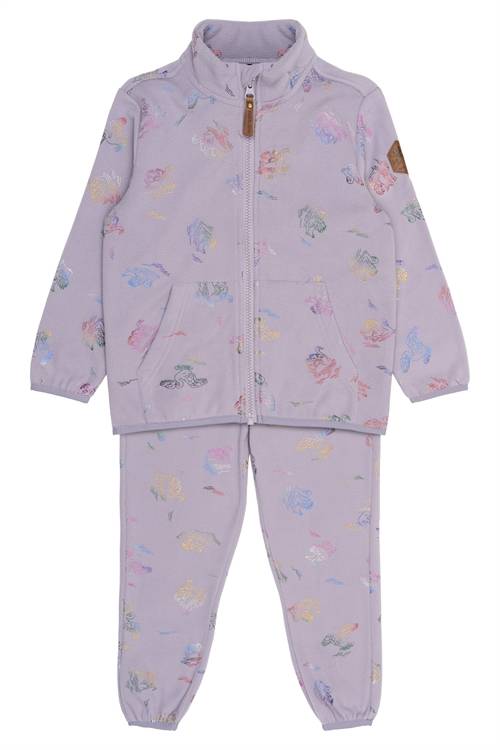 MIKK-LINE Fleece Sæt Swan Foil AOP