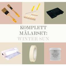 Målarset: Paketlösning inkl. Vägg- & takfärg i kulören Winter Sun