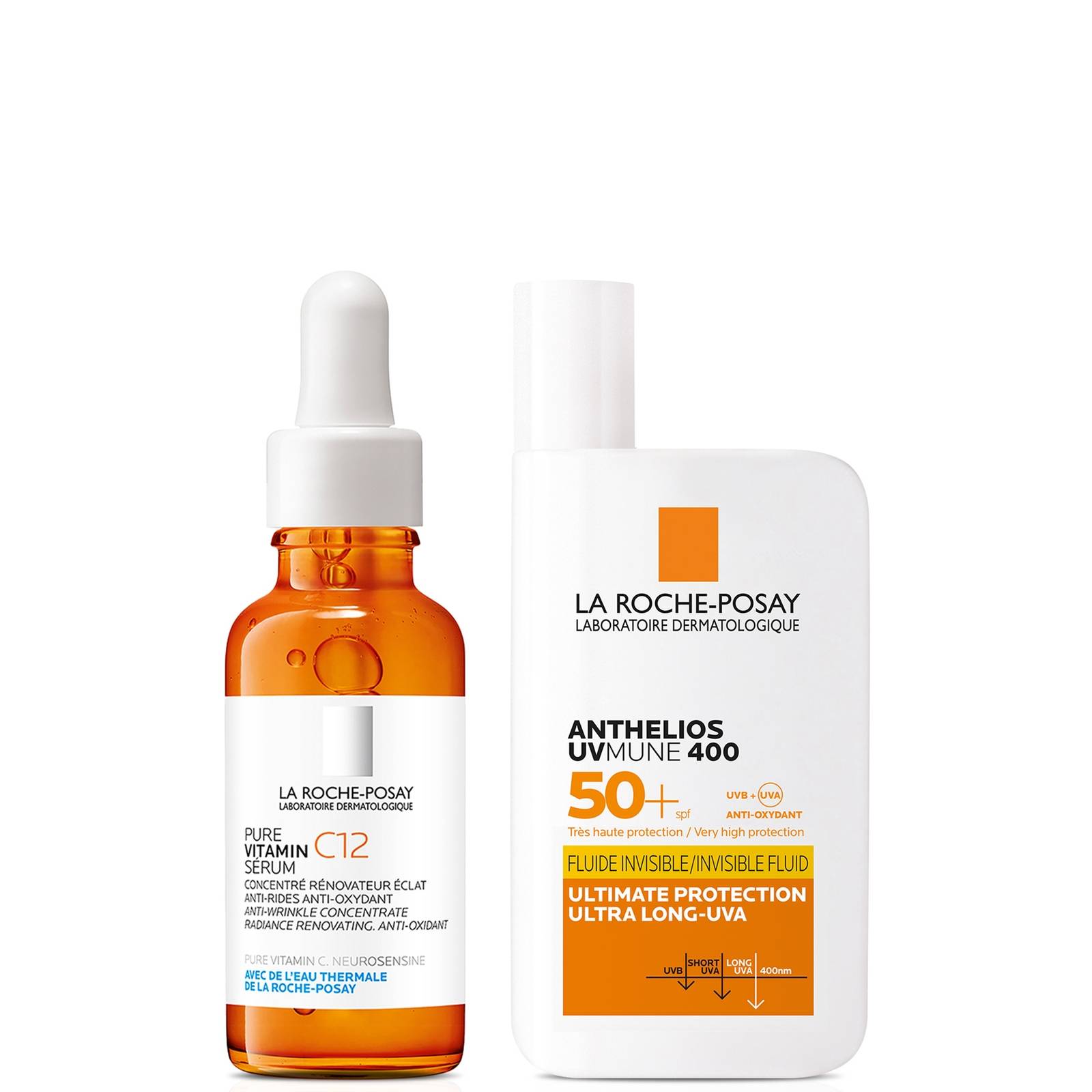 La Roche-Posay Anti-Ageing Skin Glow & Protection Routine with SPF