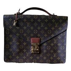 Louis Vuitton Serviette Ambassadeur leather satchel