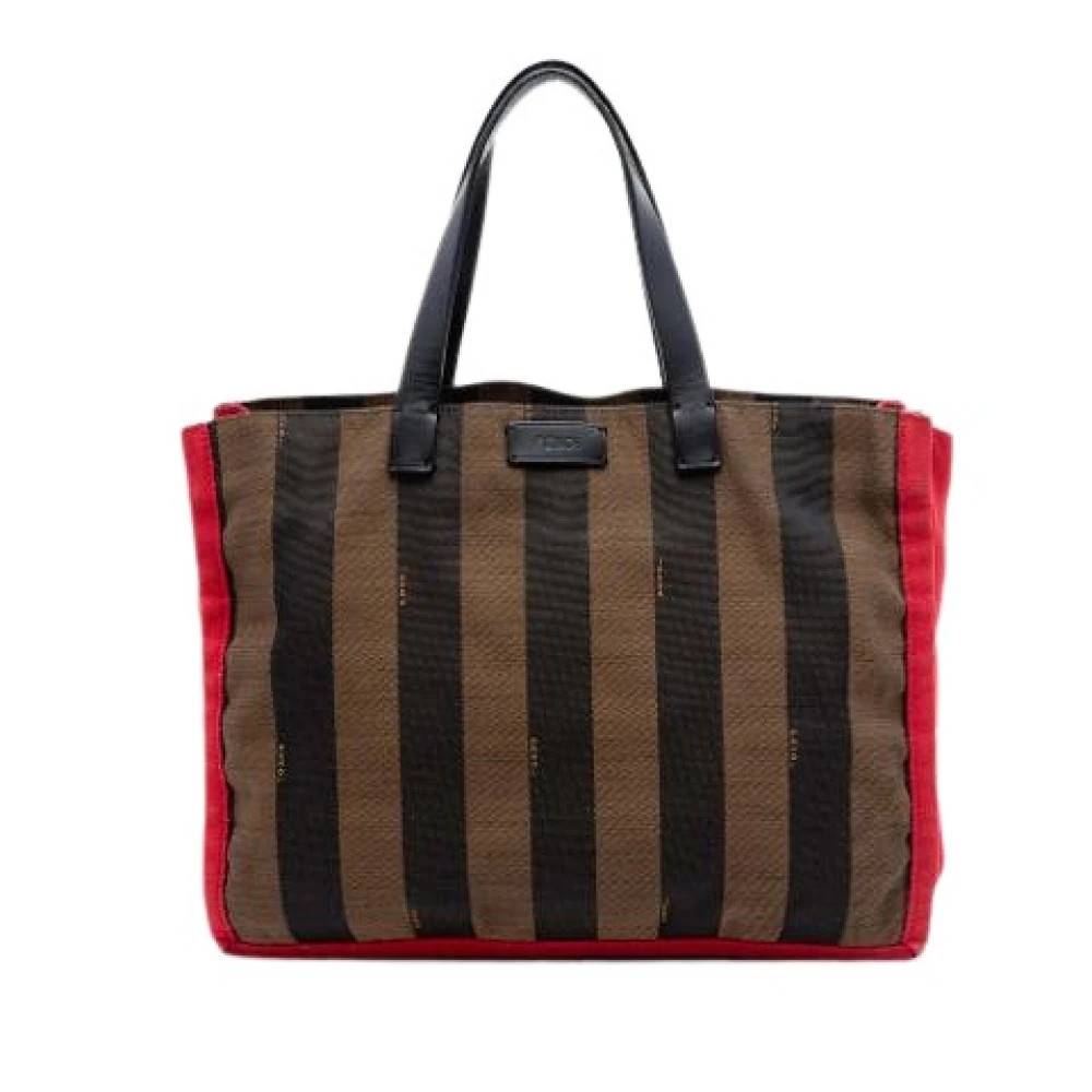 Fendi Vintage - Pre-owned Vintage Canvas Tote Vintage - Dam - ONE Size - Läder