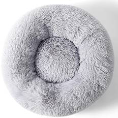 Hundebet donut hunde hundebett mittelgroße hundebett rund Donut hundebett Plüsch Haustierbett für Katzen und Hunde Rundes warme weiche Bequeme Hundehütte Hundesofa hund bett for für 8kg Haustier
