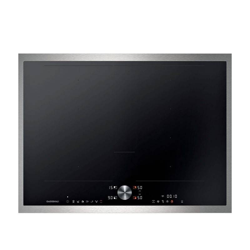 Induktionshäll Gaggenau Serie 200 70 cm - Svart med ram av Ädelstål