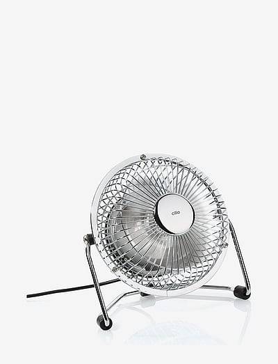 cilio Table fan VENTO - Hemelektronik - CHROMED METAL / silver