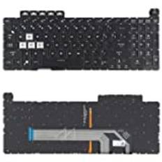 Laptop Replacement Keyboard För ASUS TUF Gaming F15 FX506 FA506 US VERSION -tangentbord med bakgrundsbelysning