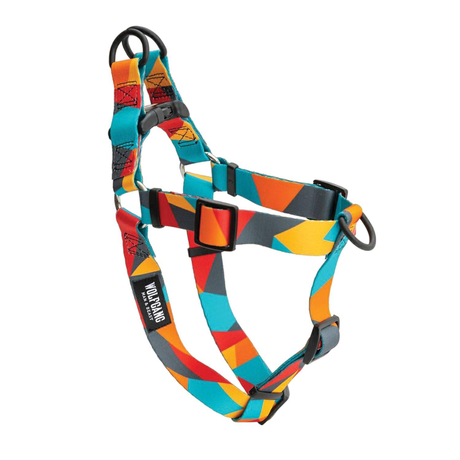 WOLFGANG ShatterShapes Harness (Small) 1.6cm Wide x 30-45cm Chest Circumference [For Small Dogs]