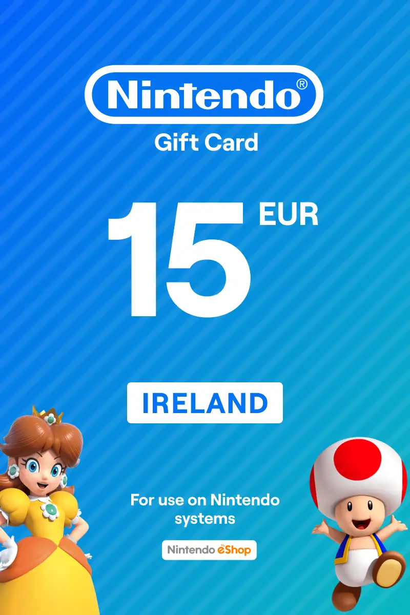 Nintendo eShop €15 EUR Gift Card (IE) - Digital Code.