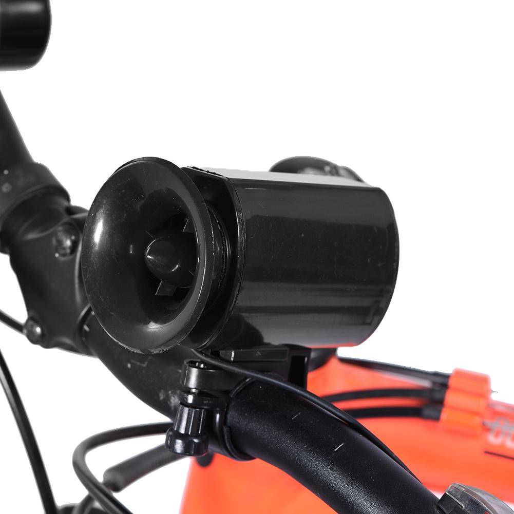 9V Elektronisk Cykelklocka 6 Ljud Effekter Högt Larmhögtalare Varning Säkerhet Polis Siren Cykelstyre Larmring Cykling