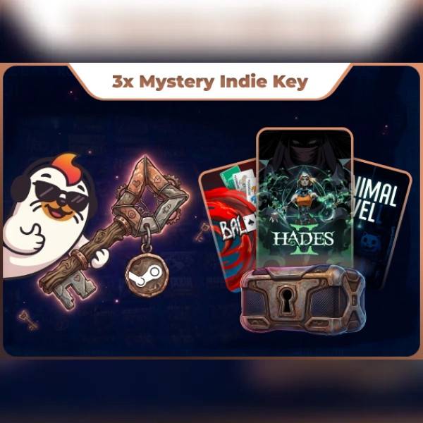 3x Indie Mystery Steam Keys.
