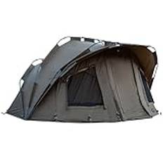 MK-Fiskesport Fort Knox 1–2 personer tält karptält fisketält komplett set inkl. gummihammare Dome Bivvy