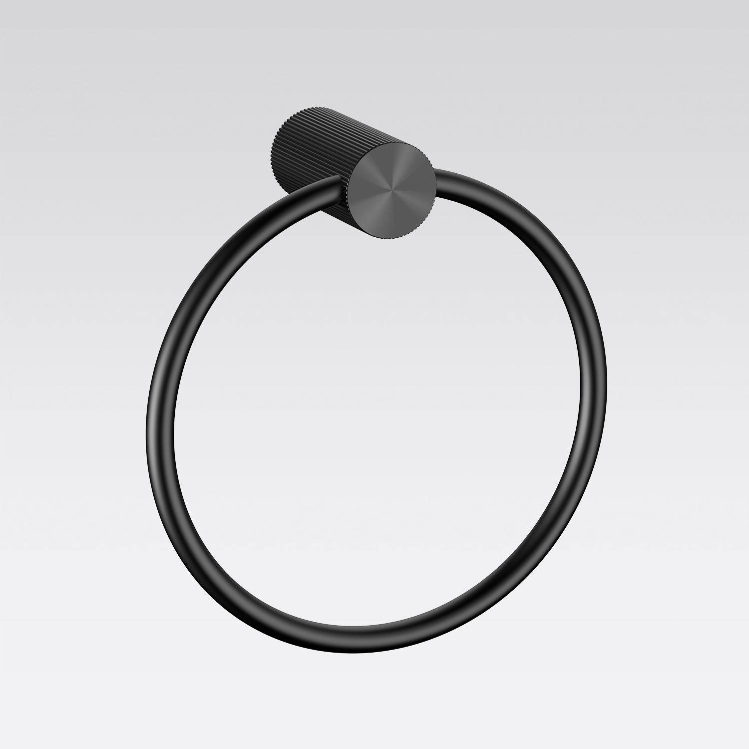 Handdukshängare Ring Svart - Crest | Vesani