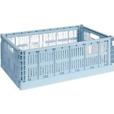 Hay Colour Crate, Large - W:34,5cm x L:53cm H:18,5cm Korgar Från Magasin - Soft Blue (W:34,5cm x L:53cm x H:18,5cm)