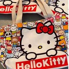 Hello Kitty Canvas Bag, Hello Kitty Tote Bag, Small Bento Bag Shopping Bag, Gift For Christmas/Thanksgiving/Birthday/Valentine&#39;s Day Party Favors - Multicolor