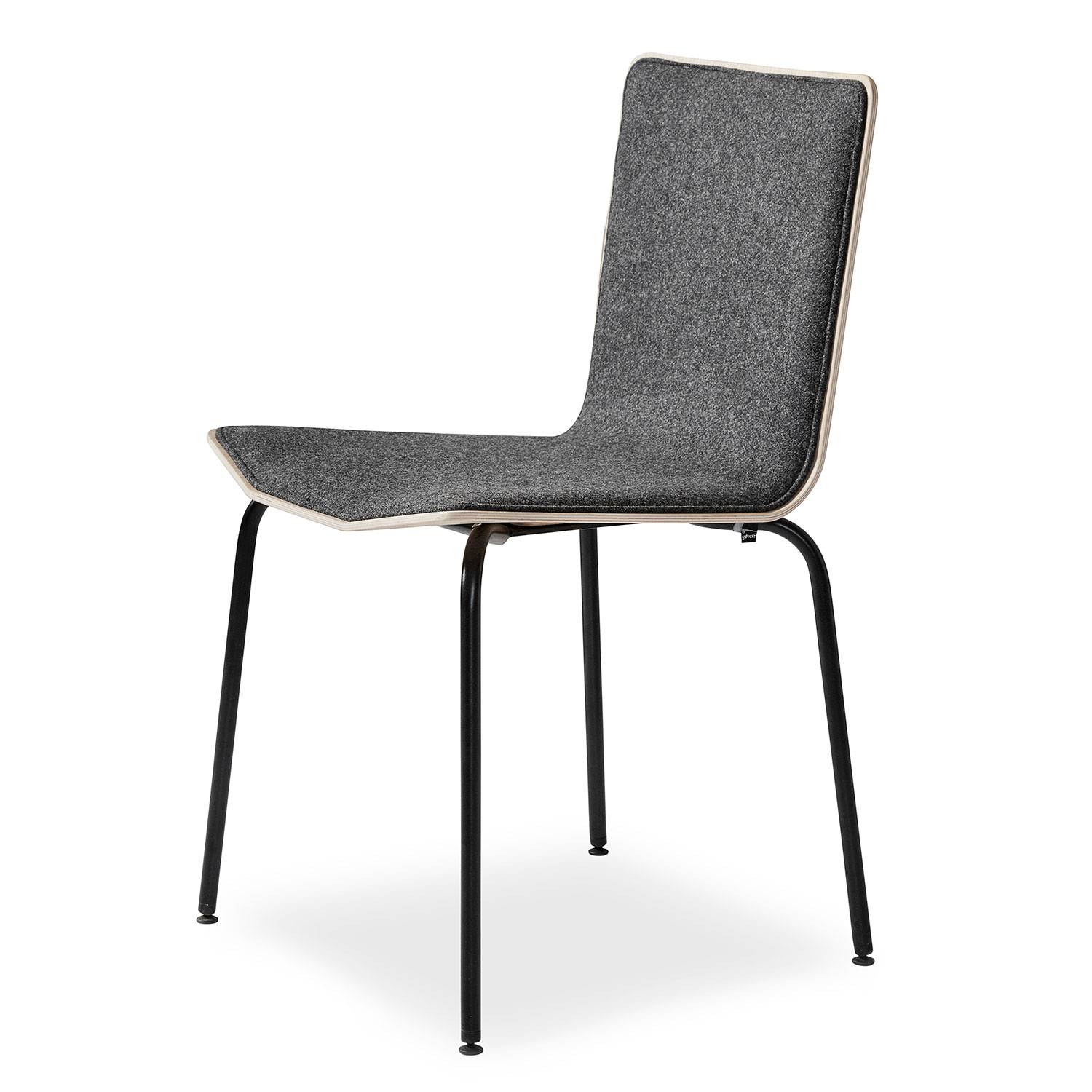 Skovby, Sm801 matstol svart stål med läder