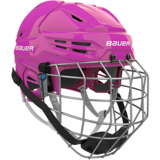 Bauer Bauer Re-akt 55 Hjälm - Combo Hockeyskydd PNK - Small