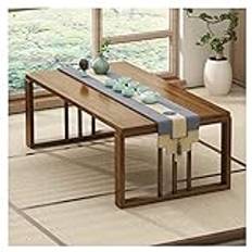 Exquisite Japanese Tatami Desk,Coffee Table,Foldable Design,Easy To Store,For Living Room, Dining Room, Tea, Home Decoration (Size : 100x42x33cm)