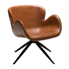 GAIA Lounge Chair – Vintage Light Brown