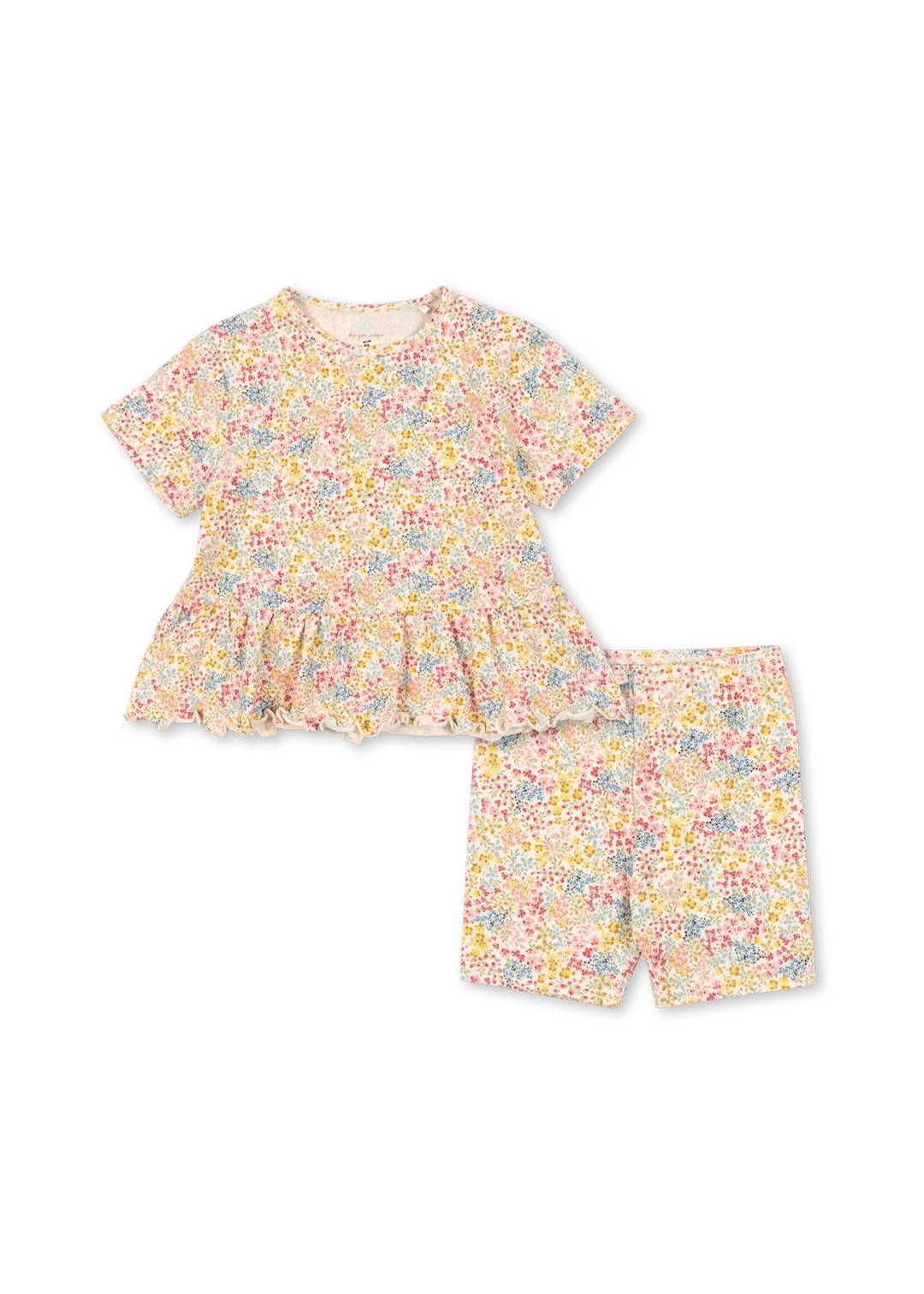 Konges Sløjd GOTS Basic Frill Set Fio Cala Fio Cala 4 Y 4 år Flickor