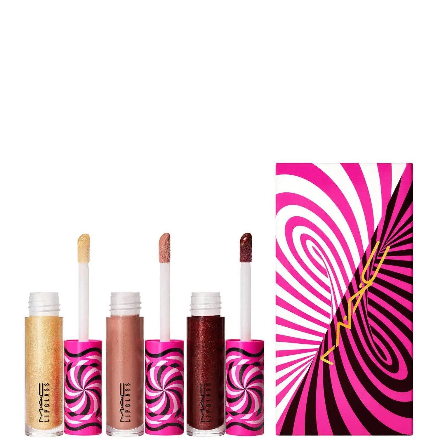 MAC Tiny Tricks Läppglansset - Optical Delusion, Tiktalk of the Town, Gilty of Trickery 24g